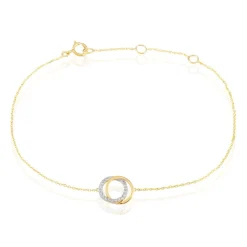 Bracelet Absolu Or Bicolore Diamant|Marc Orian New