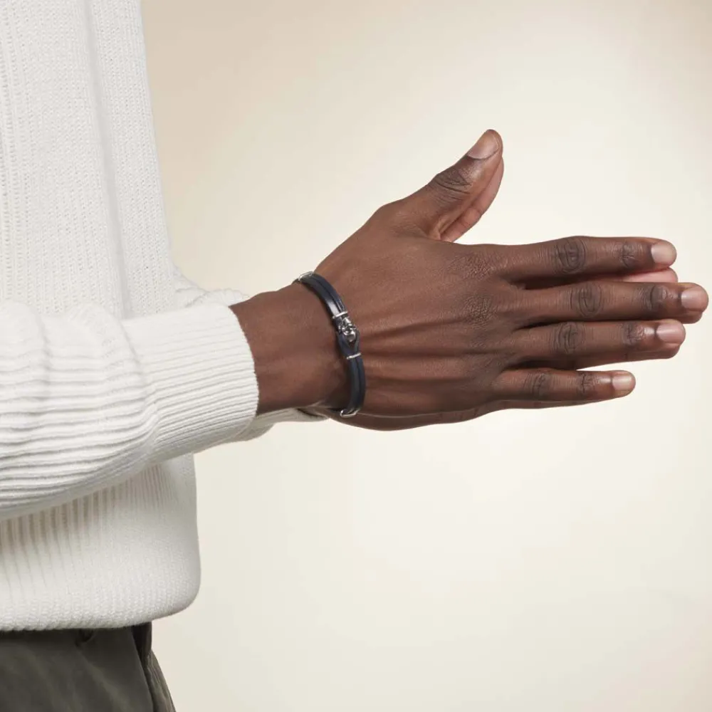 Bracelet Acier Blanc Achil|Marc Orian Discount