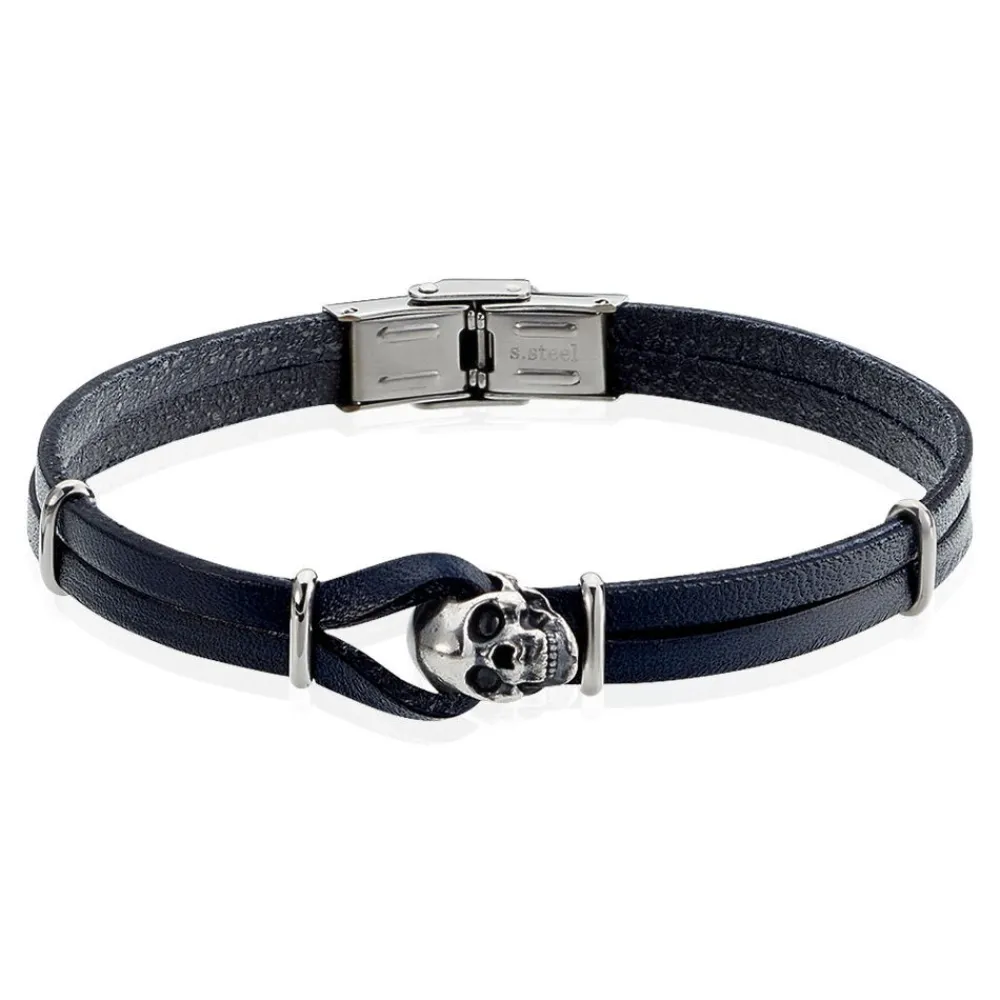 Bracelet Acier Blanc Achil|Marc Orian Discount
