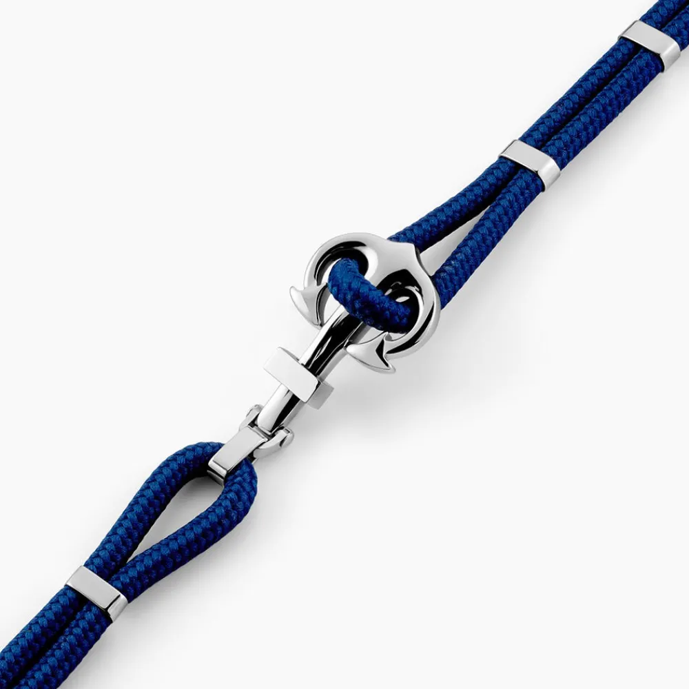 Bracelet Acier Blanc Analya Cordon|Marc Orian
