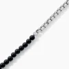 Bracelet Acier Blanc Christiano Onyx