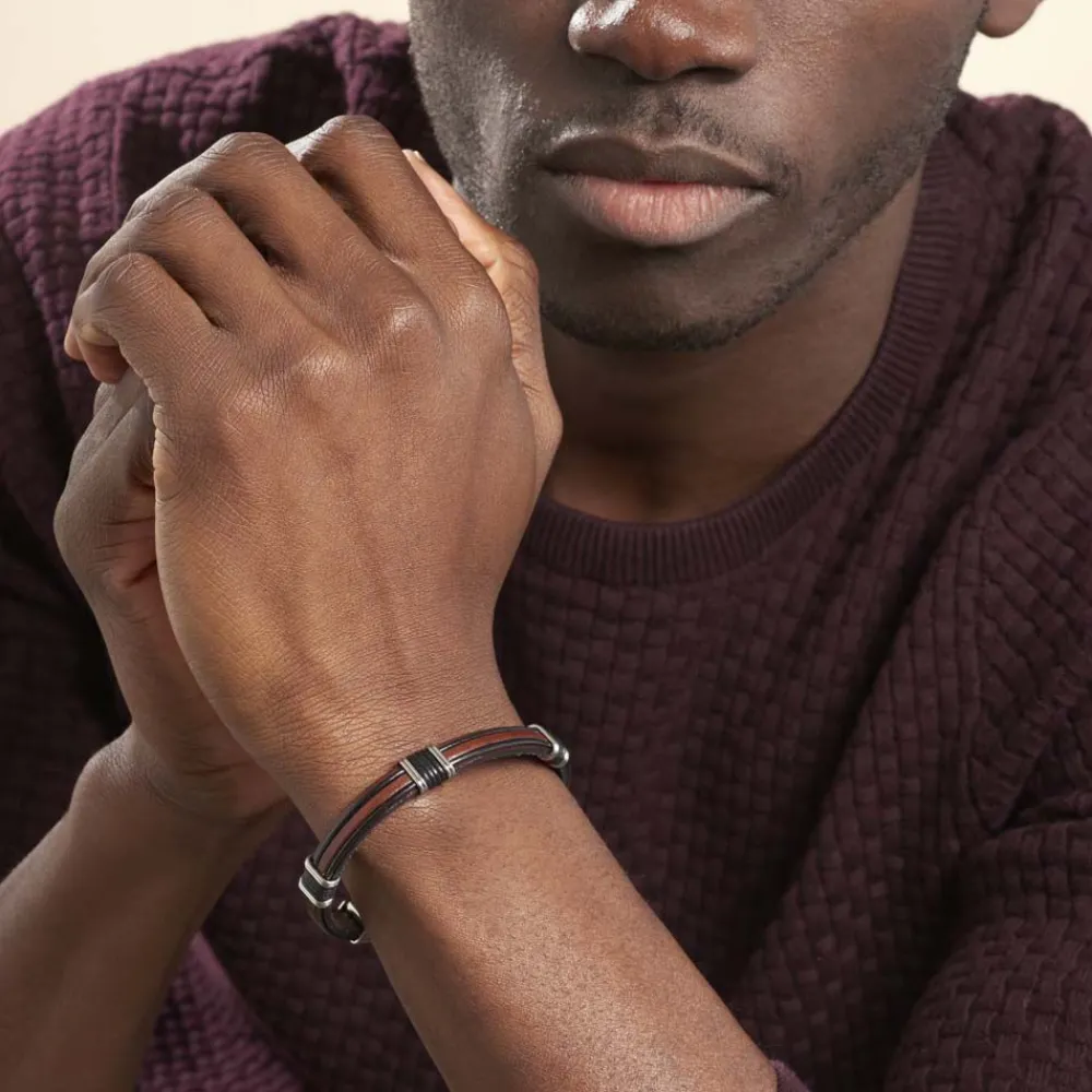 Bracelet Acier Blanc Jeff|Marc Orian New