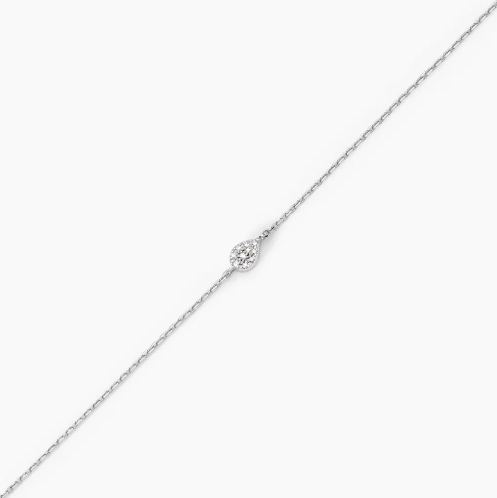 Bracelet Adhira Or Blanc Diamant