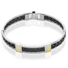 Bracelet Aichatou Or Acier Blanc