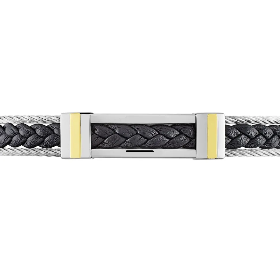 Bracelet Aichatou Or Acier Blanc