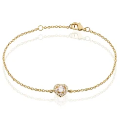 Bracelet Alais Plaque Or Jaune Oxyde De Zirconium|Marc Orian New