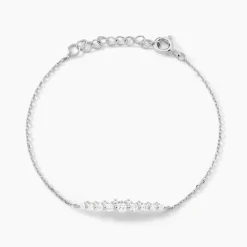 Bracelet Aliah Argent Blanc Oxyde De Zirconium