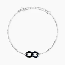 Bracelet Alicia Argent Blanc Céramique