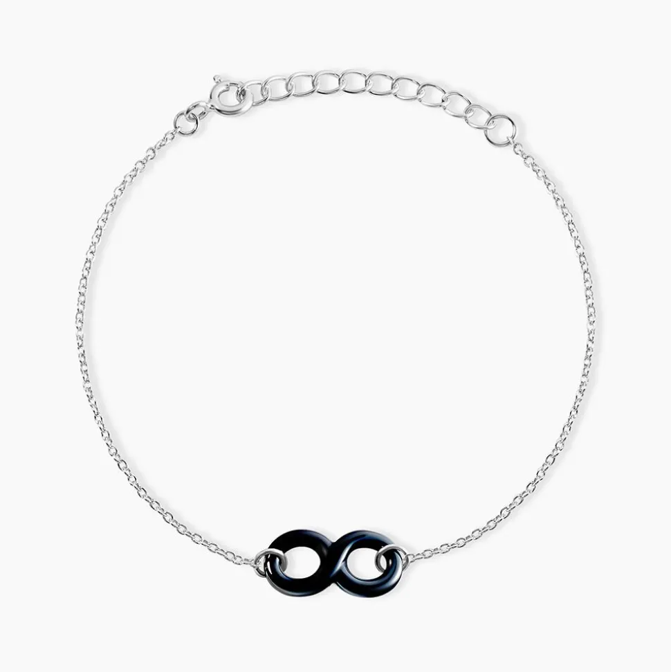 Bracelet Alicia Argent Blanc Céramique