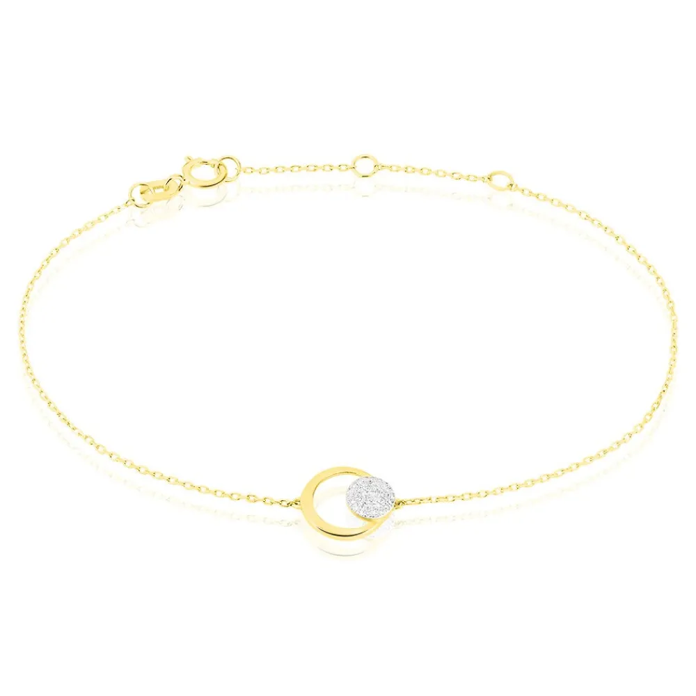 Bracelet Amane Or Jaune Diamant|Marc Orian Online