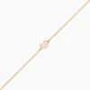 Bracelet Amaryllis Coeur Or Jaune Nacre