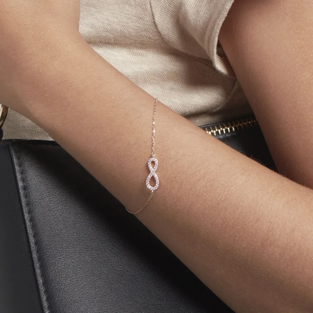 Bracelet Amita Argent Rose Oxyde De Zirconium|Marc Orian Sale