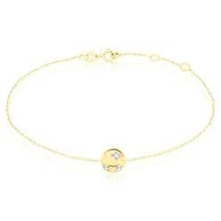 Bracelet Anahid Or Jaune Oxyde De Zirconium|Marc Orian Online