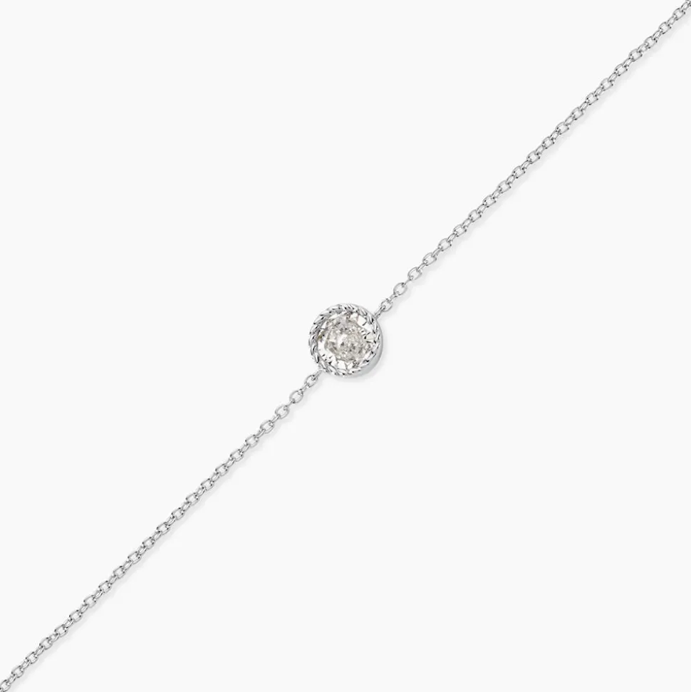 Bracelet Anaissa Argent Blanc Oxyde De Zirconium