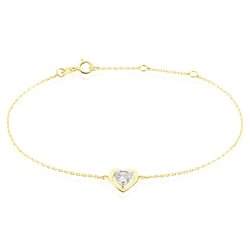 Bracelet Anastasy Or Jaune Oxyde De Zirconium