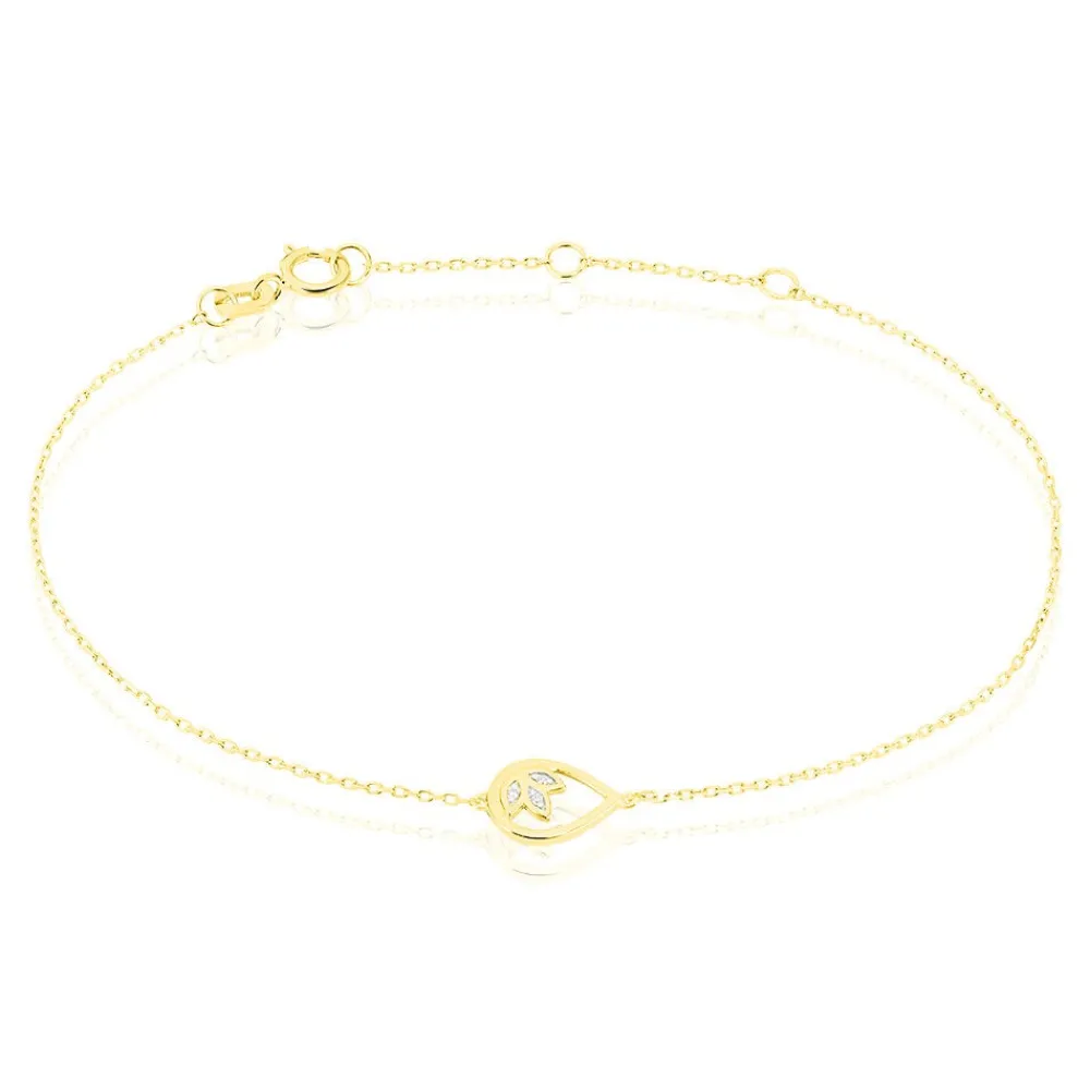 Bracelet Angelyna Or Jaune Diamant|Marc Orian