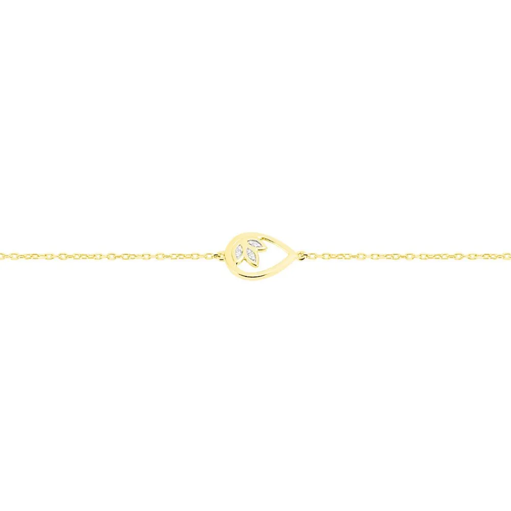 Bracelet Angelyna Or Jaune Diamant|Marc Orian