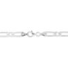 Bracelet Anilo Maille Alternee 1/1 Argent Blanc
