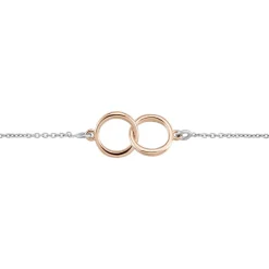 Bracelet Argent Bicolore Virgino