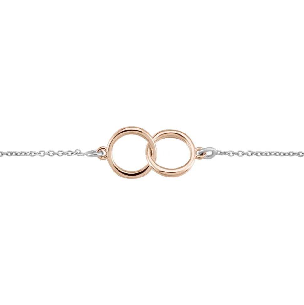 Bracelet Argent Bicolore Virgino
