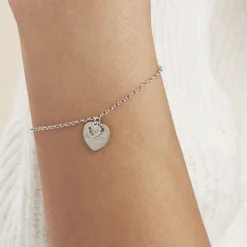 Bracelet Argent Blanc Ilie