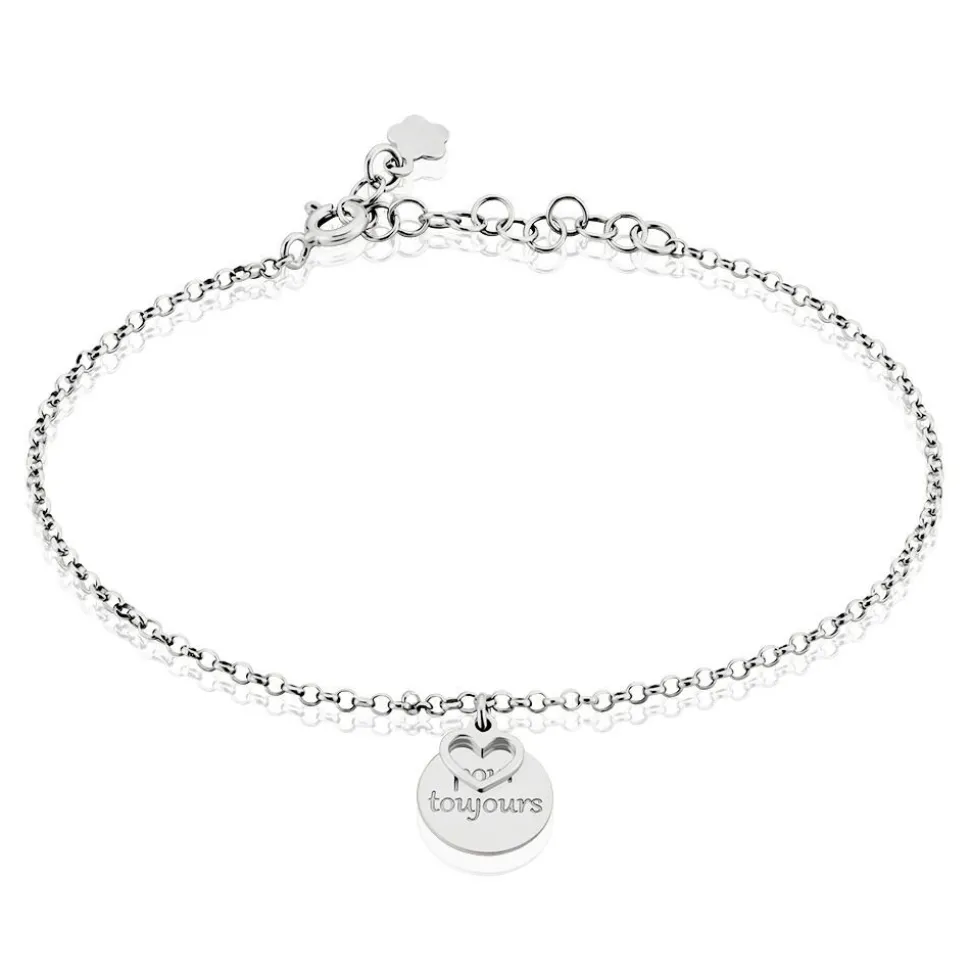 Bracelet Argent Blanc Ilie