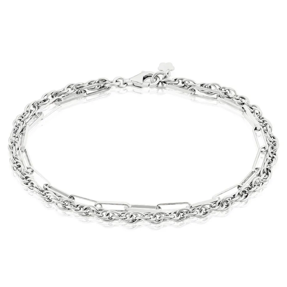 Bracelet Argent Blanc Livio