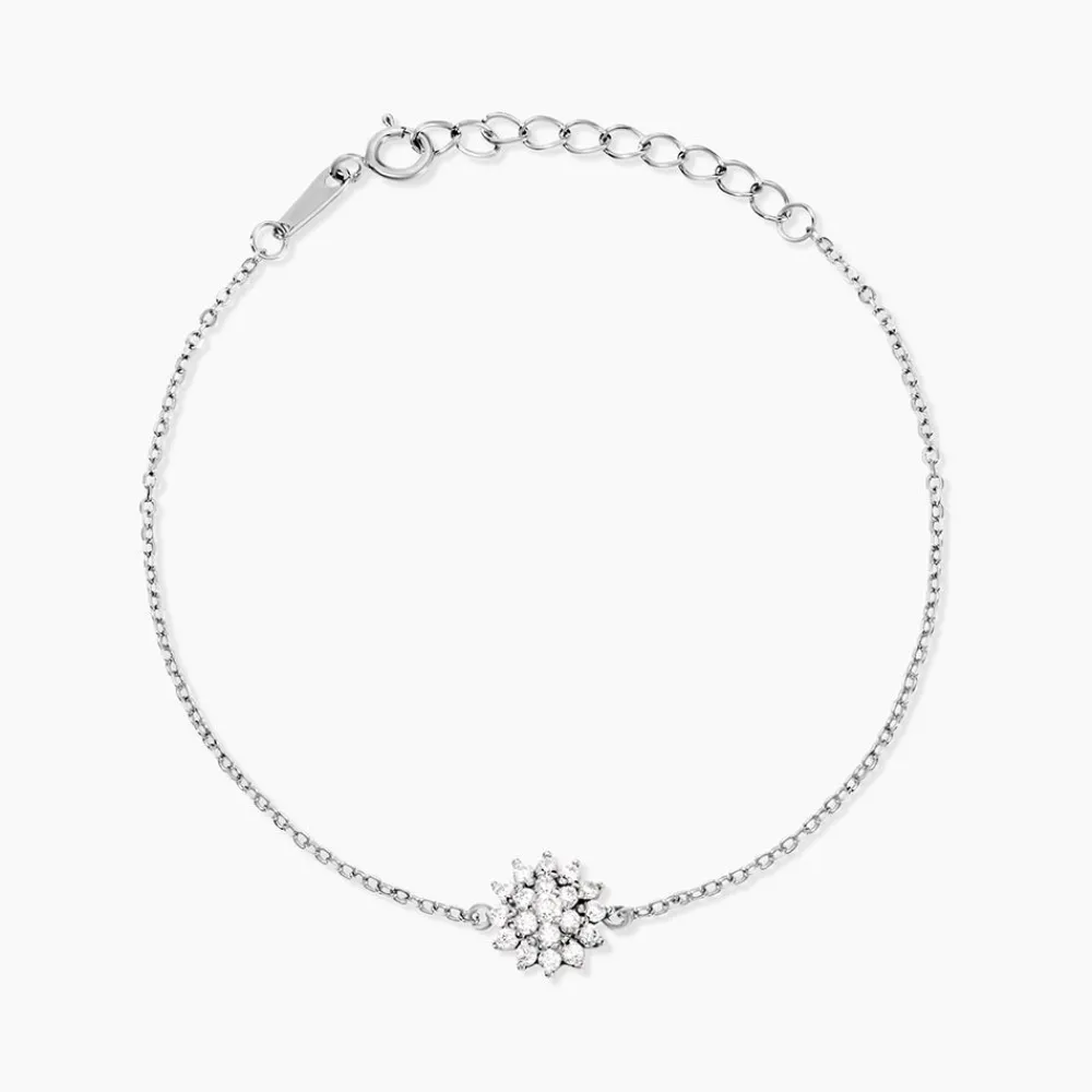 Bracelet Argent Blanc Maximille Oxydes De Zirconium|Marc Orian Hot