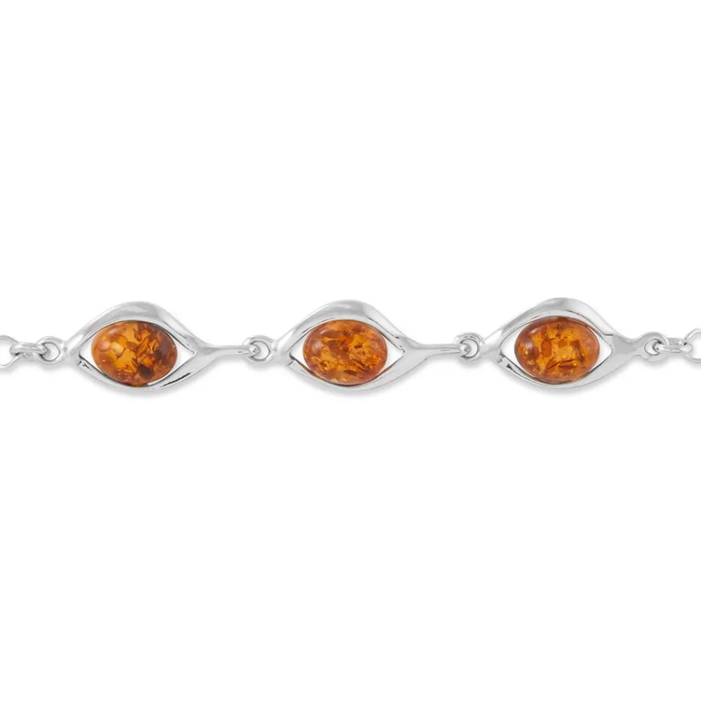 Bracelet Argent Blanc Mounyaae Ambre|Marc Orian Discount