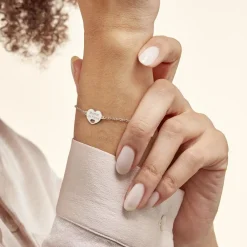 Bracelet Argent Blanc Pollux|Marc Orian New