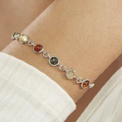 Bracelet Argent Blanc Rosalie Ambres|Marc Orian Best