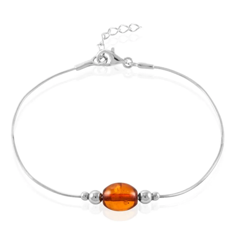 Bracelet Argent Blanc Safaa Ambre|Marc Orian Online