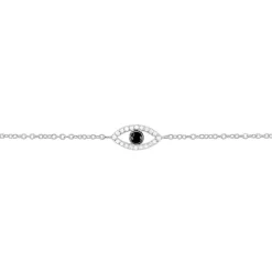 Bracelet Argent Blanc Shemsi Oxyde De Zirconium|Marc Orian Online