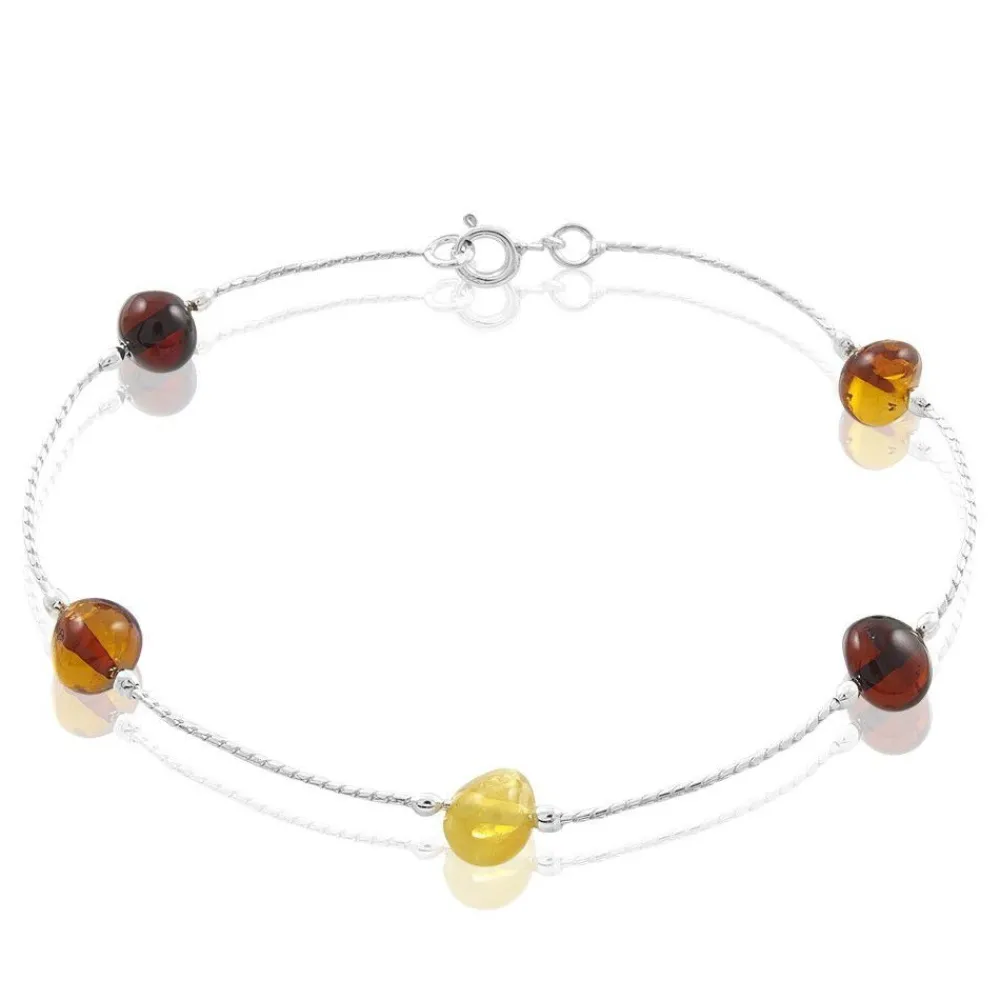 Bracelet Argent Blanc Siaae Ambres|Marc Orian Discount