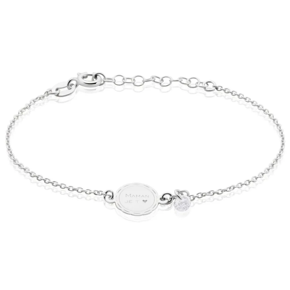 Bracelet Argent Glannon Oxyde De Zirconium