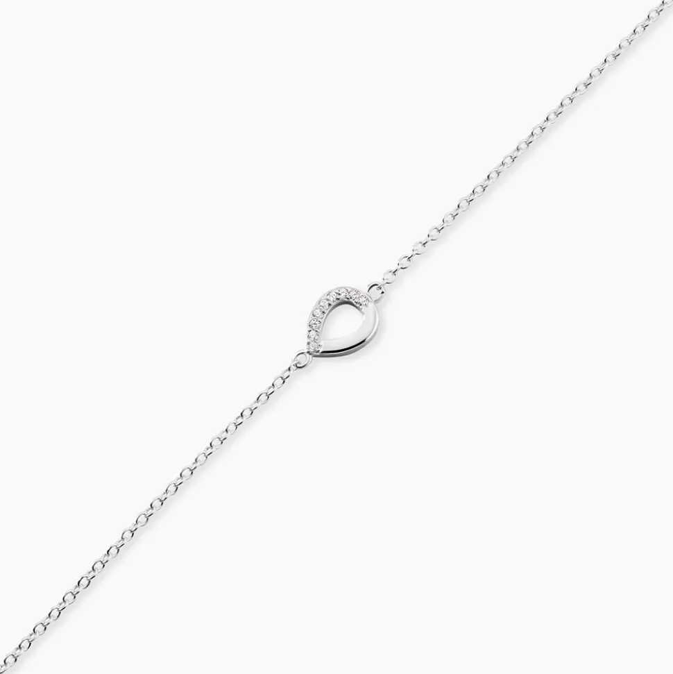 Bracelet Argent Tancelin Oxydes De Zirconium
