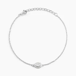 Bracelet Argent Tania Oxydes De Zirconium