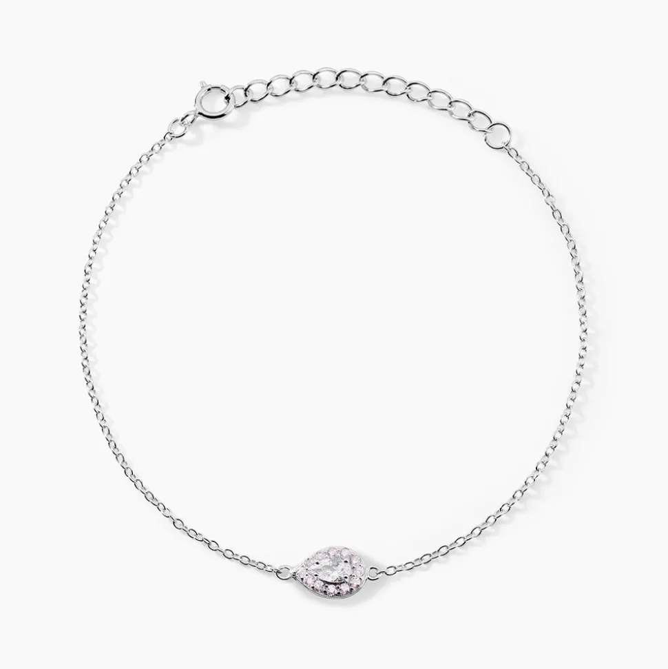 Bracelet Argent Tania Oxydes De Zirconium