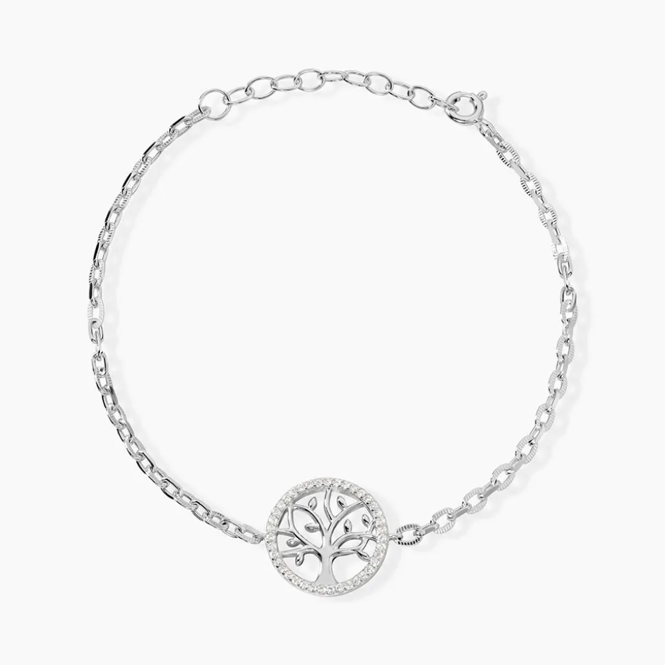Bracelet Argent Urcisse Oxydes De Zirconium