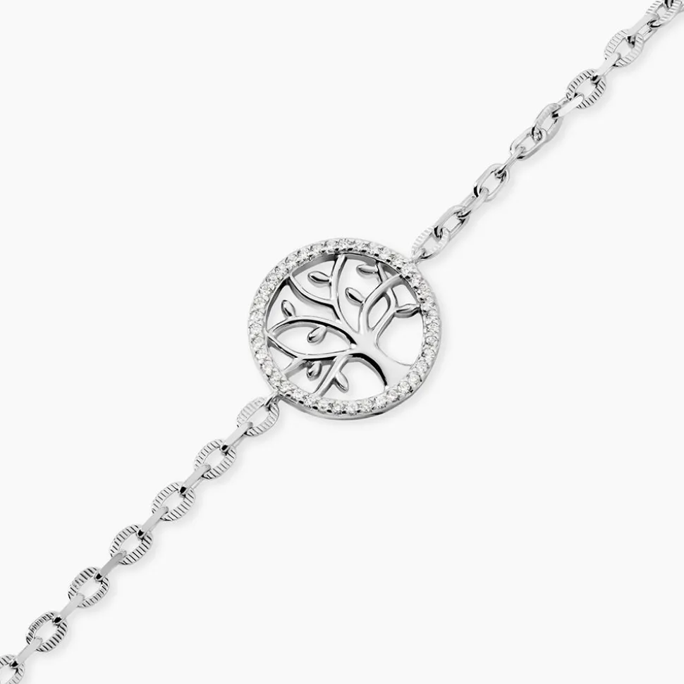 Bracelet Argent Urcisse Oxydes De Zirconium