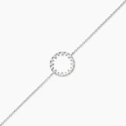 Bracelet Argent Valero Oxydes De Zirconium