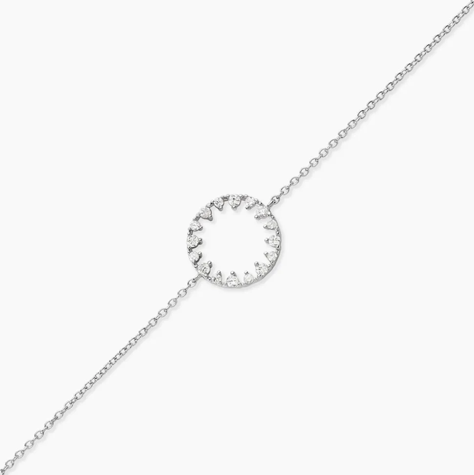 Bracelet Argent Valero Oxydes De Zirconium