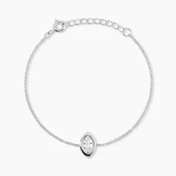 Bracelet Arone Argent Blanc Oxyde De Zirconium|Marc Orian Best