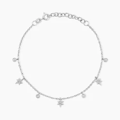 Bracelet Astria Argent Blanc Oxyde De Zirconium