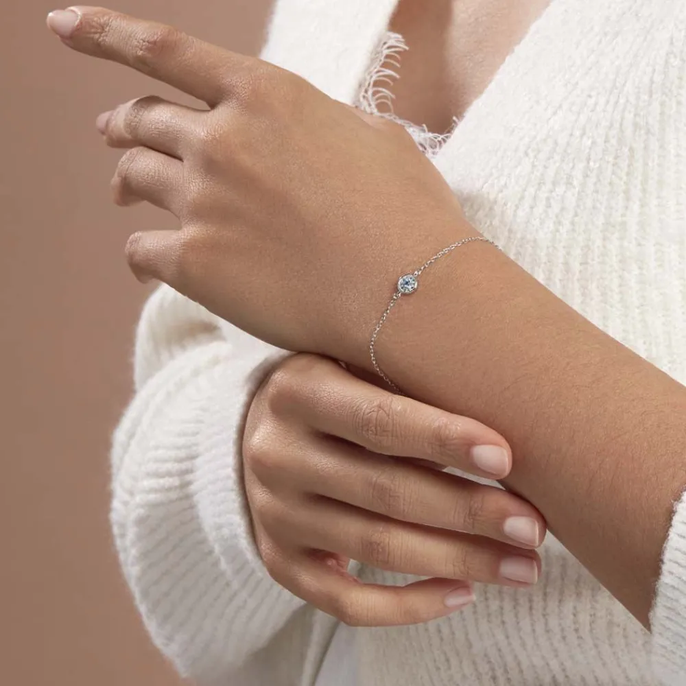 Bracelet Auxana Argent Blanc Oxyde De Zirconium|Marc Orian Clearance