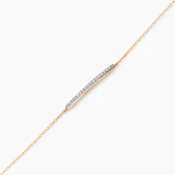 Bracelet Beckah Or Jaune Oxyde De Zirconium
