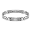 Bracelet Boss Links Essentials Acier Blanc