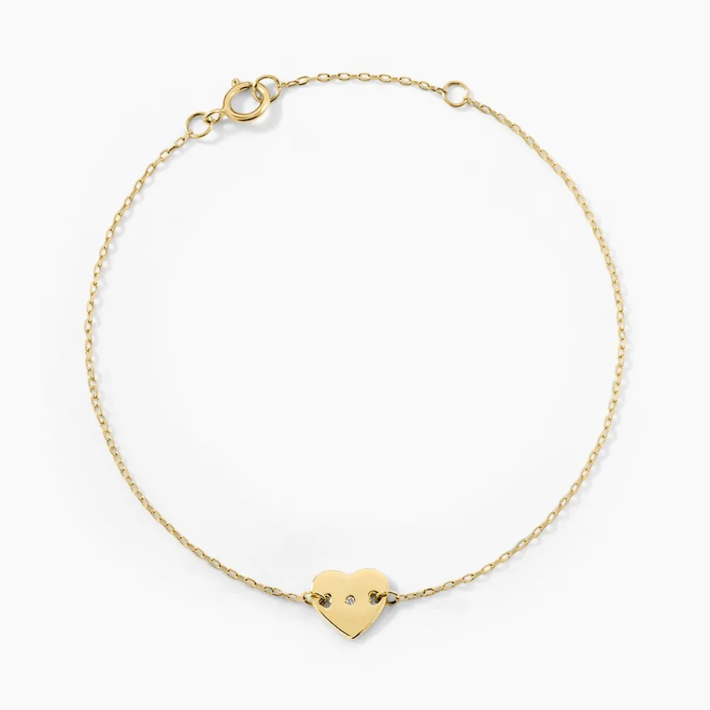 Bracelet Brahma Or Jaune Diamant|Marc Orian