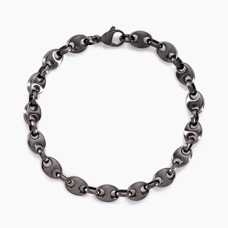 Bracelet Cadia Antique Acier Noir