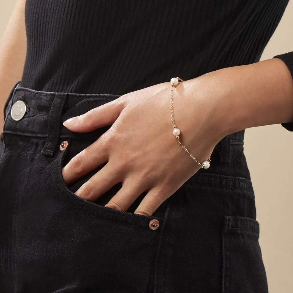 Bracelet Cannelle Or Jaune Perle De Culture|Marc Orian Clearance